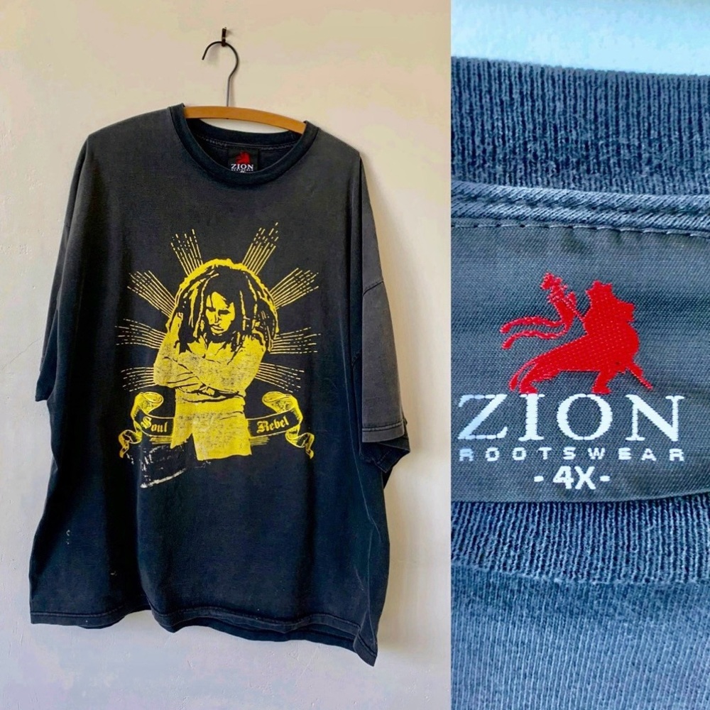 Vintage Bob Marley Distressed T Shirt 1990’s Bob Marley Soul Rebel Tee